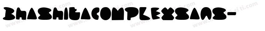 BhashitaComplexSans字体转换