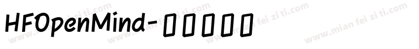 HFOpenMind字体转换
