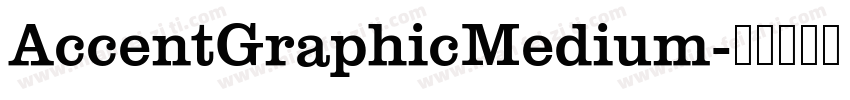 AccentGraphicMedium字体转换