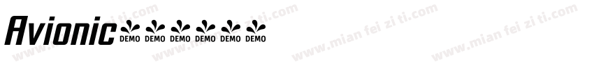 Avionic字体转换