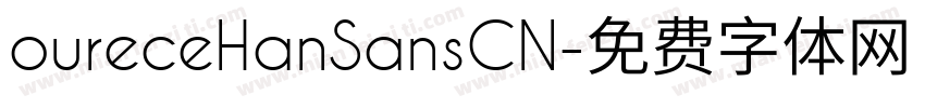 oureceHanSansCN字体转换