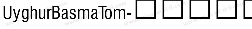 UyghurBasmaTom字体转换