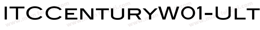 ITCCenturyW01-UltraC字体转换