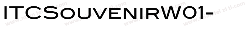 ITCSouvenirW01字体转换