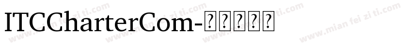 ITCCharterCom字体转换