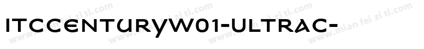 ITCCenturyW01-UltraC字体转换