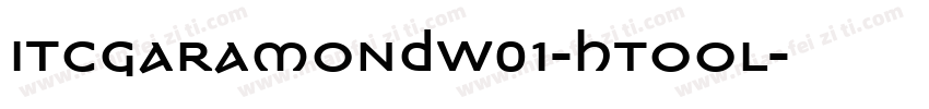 ITCGaramondW01-Htool字体转换