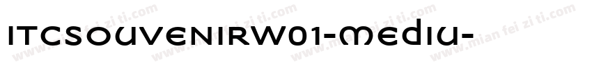 ITCSouvenirW01-Mediu字体转换
