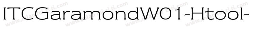 ITCGaramondW01-Htool字体转换