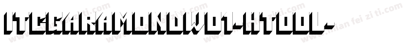 ITCGaramondW01-Htool字体转换