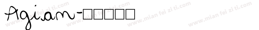 Agian字体转换