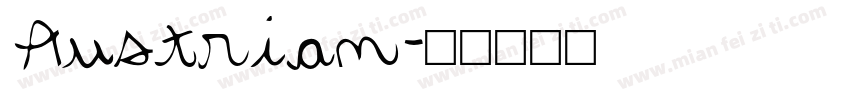 Austrian字体转换