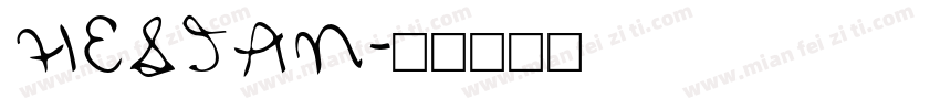 HESIAN字体转换