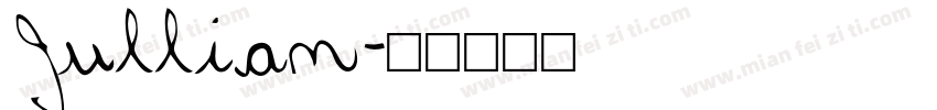 Jullian字体转换
