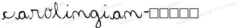 carolingian字体转换
