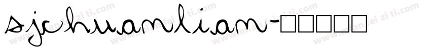 sjchuanlian字体转换