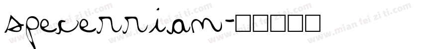 specerrian字体转换