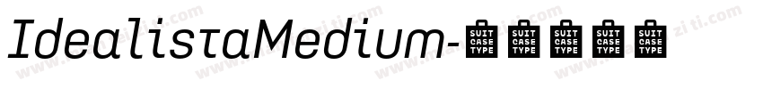 IdealistaMedium字体转换