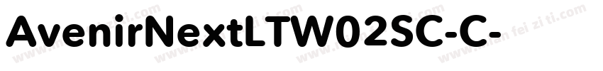AvenirNextLTW02SC-C字体转换