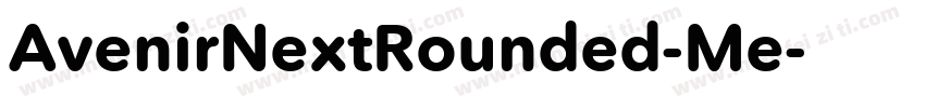 AvenirNextRounded-Me字体转换