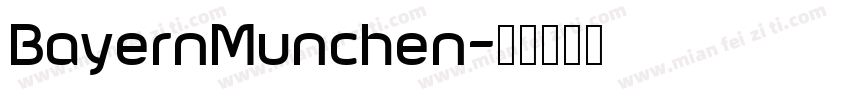BayernMunchen字体转换