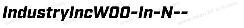IndustryIncW00-In-N-字体转换