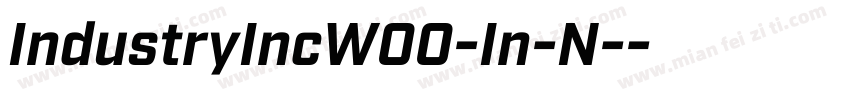 IndustryIncW00-In-N-字体转换