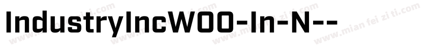 IndustryIncW00-In-N-字体转换