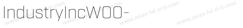 IndustryIncW00字体转换
