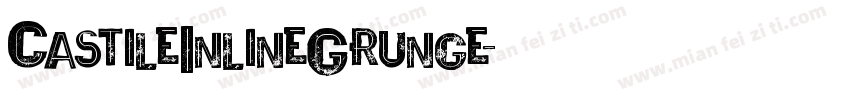 CastileInlineGrunge字体转换