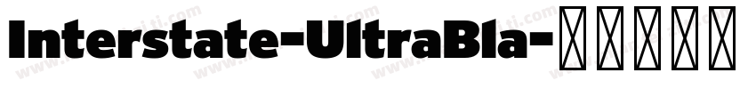 Interstate-UltraBla字体转换