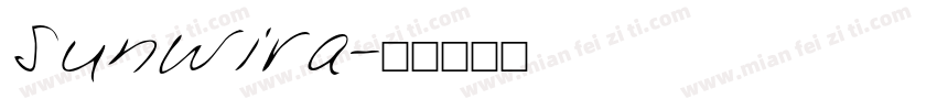 Sunwira字体转换