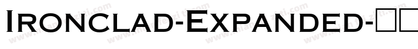 Ironclad-Expanded字体转换