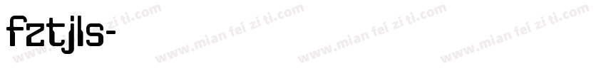 fztjls字体转换