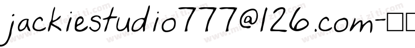 jackiestudio777@126.com字体转换