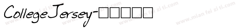 CollegeJersey字体转换