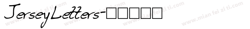 JerseyLetters字体转换