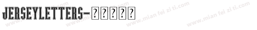 JerseyLetters字体转换