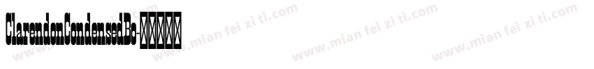 ClarendonCondensedBo字体转换