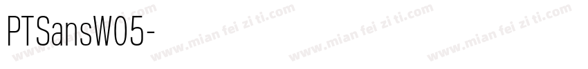 PTSansW05字体转换