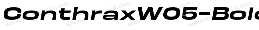 ConthraxW05-BoldIta字体转换
