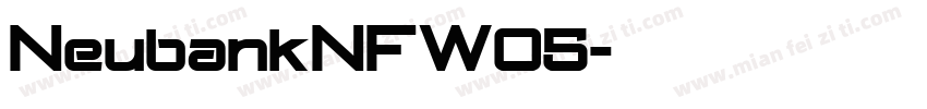 NeubankNFW05字体转换