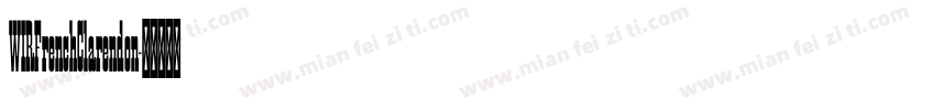 WIRFrenchClarendon字体转换