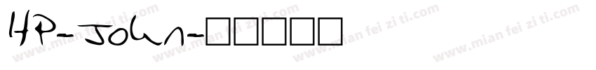 HP-John字体转换