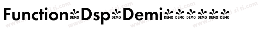 Function-Dsp-Demi字体转换