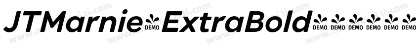 JTMarnie-ExtraBold字体转换