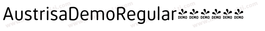 AustrisaDemoRegular字体转换