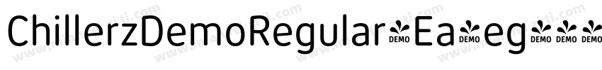 ChillerzDemoRegular-Ea4eg字体转换