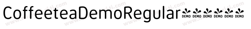 CoffeeteaDemoRegular字体转换