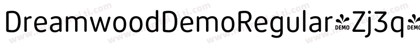 DreamwoodDemoRegular-Zj3q字体转换